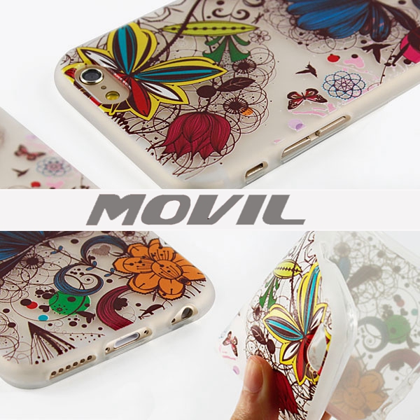 NP-2116 peelings TPU  funda para Apple iPhone 6-11